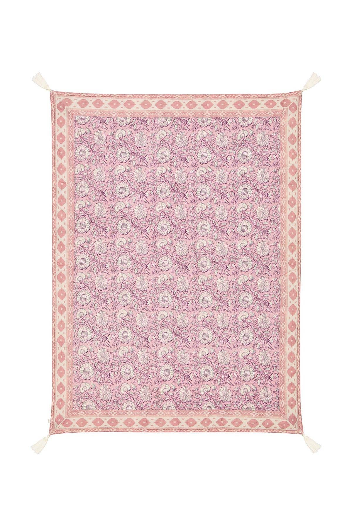 Plaid Enoha - Pink Daisy - Luz and Moon