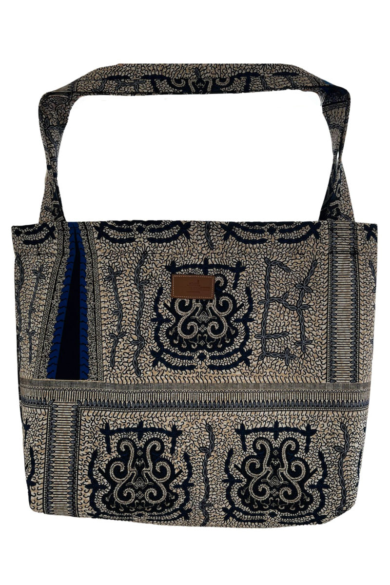 PRE-ORDER - Mombag uit Togo Etatoua blauw - Luz and Moon