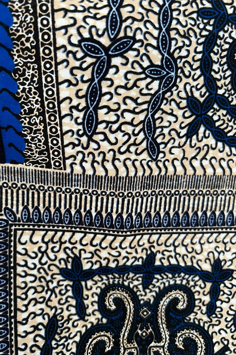 PRE-ORDER - Mombag uit Togo Etatoua blauw - Luz and Moon