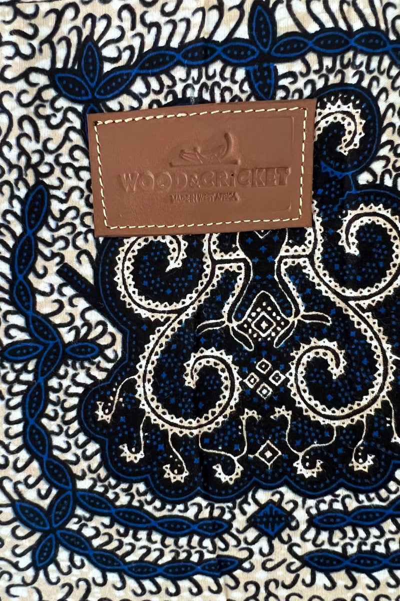 PRE-ORDER - Mombag uit Togo Etatoua blauw - Luz and Moon