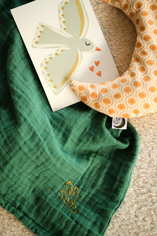 Hydrofiele doek - Cactus groen - 70x70cm - Luz and Moon