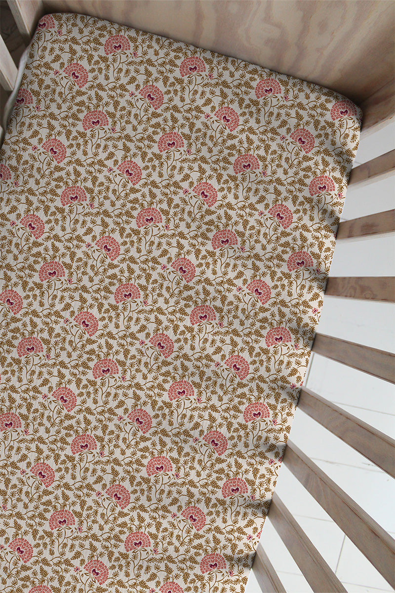 Ledikant hoeslaken Lou ecru - Luz and Moon