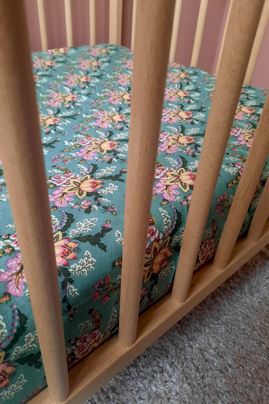 Peuterbed hoeslaken Nicole - 70x140 cm - Luz and Moon