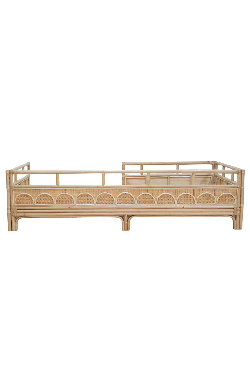 Rotan bed Luna - 1-persoons