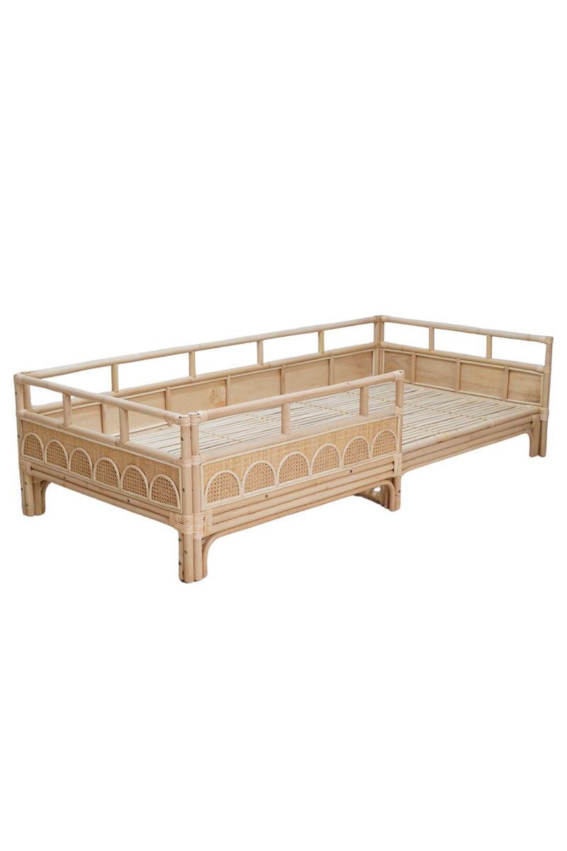 Rotan bed Luna - 1-persoons
