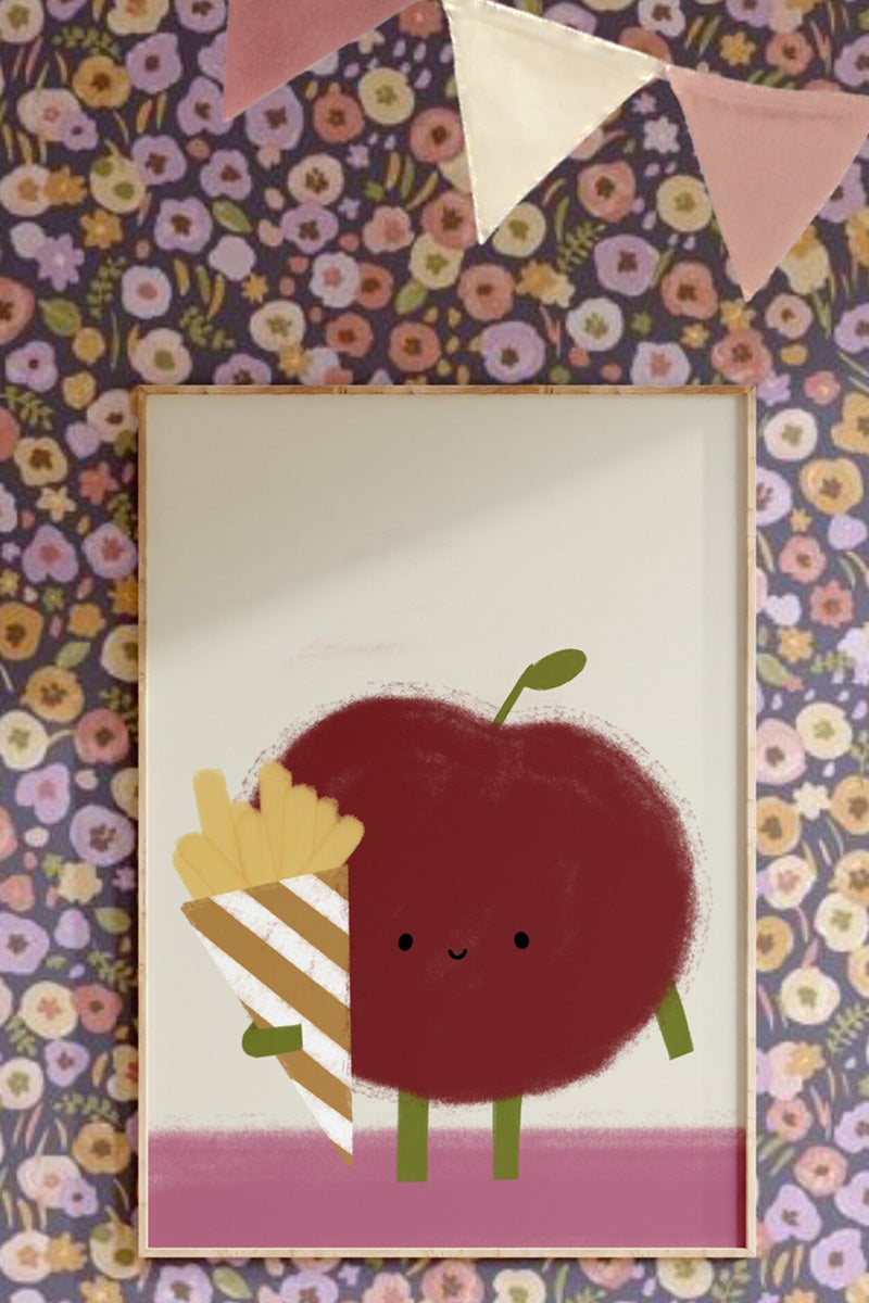 Poster Pomme Friet (A3) - Luz and Moon