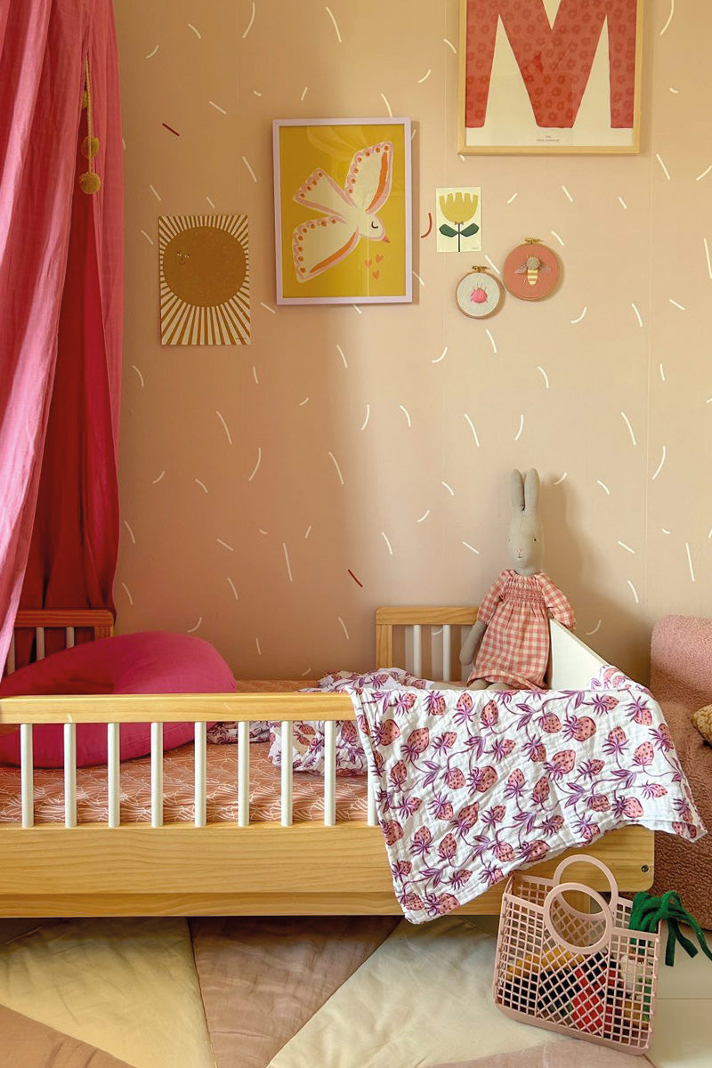 Poster Lovebird yellow (A4-A3) - Luz and Moon