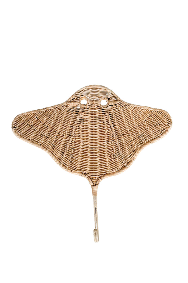 Rotan wandhaak Rog - 2 maten - Luz and Moon