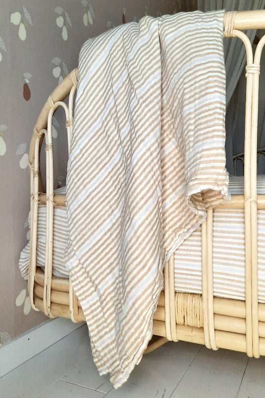 XL swaddle Bobbie mocca - Luz and Moon