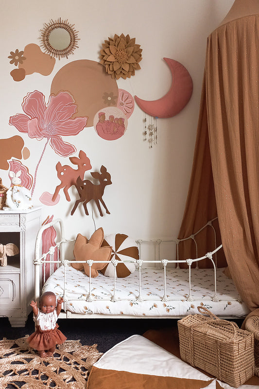 Ledikant hoeslaken Autumn - 70x140cm - Luz and Moon