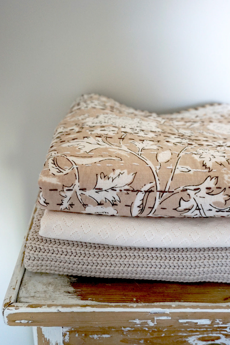 Wieg en Ledikant Kantha quilt Hanna - Luz and Moon