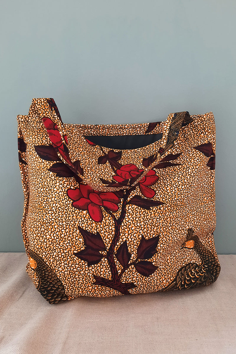 MOM bag uit Togo yellow - Luz and Moon