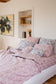 Hoeslaken Pink Daisy Garden - 70x140 cm - Luz and Moon