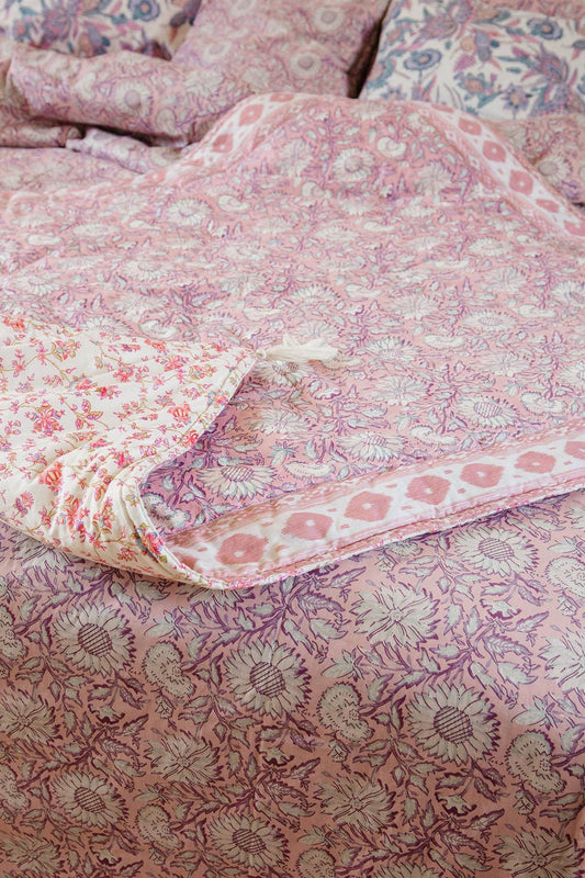 Plaid Enoha - Pink Daisy - Luz and Moon