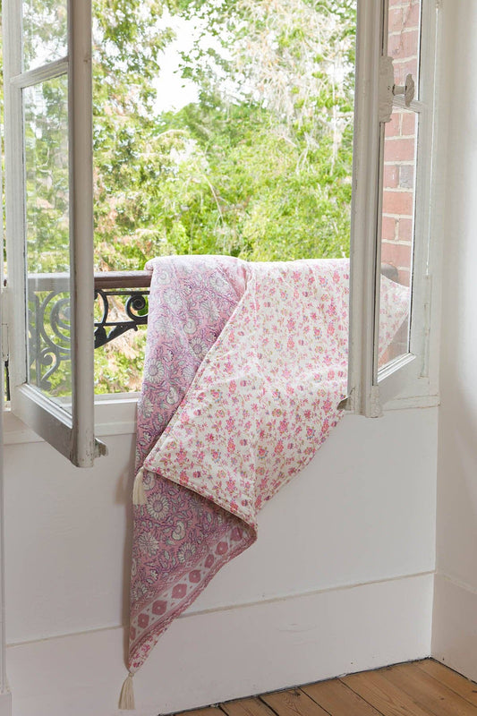 Plaid Enoha - Pink Daisy - Luz and Moon