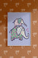 Poster Strong Mom Elephant (A4-A3) - Luz and Moon