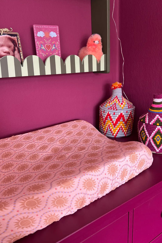 Aankleedkussenhoes Sol peachy pink