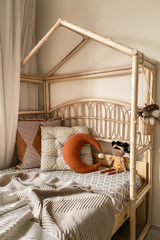 Rotan bedhuisje - Luz and Moon