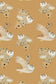 Behang Owl - Dusty Yellow
