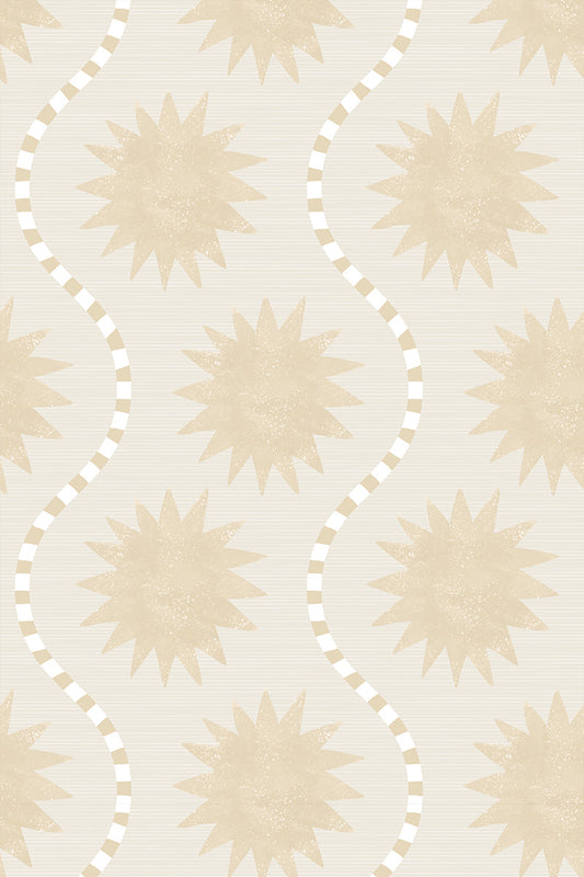 Behang Bora - Beige
