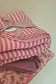 Mousseline Deken streep - Peachy pink - Luz and Moon