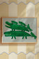 Poster Crocodile Family -A3