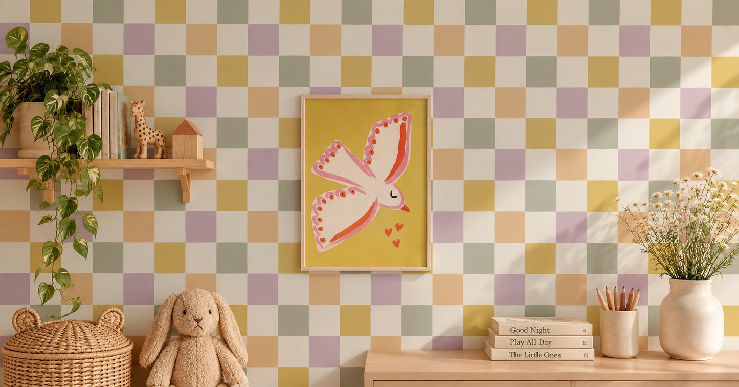 Poster Lovebird yellow (A4-A3)