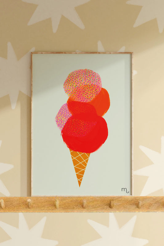 Poster DiscoDip 2.0 (A4 - A3) - Luz and Moon