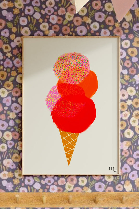 Poster DiscoDip 2.0 (A4 - A3) - Luz and Moon