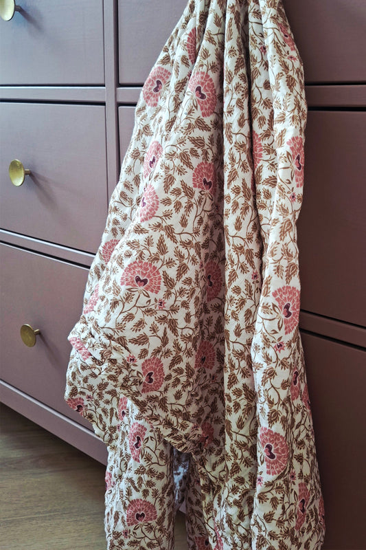 XL swaddle Lou Ecru - Luz and Moon