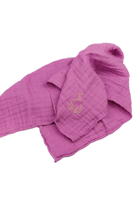 Hydrofiele doek - Cat Pink - 70x70cm