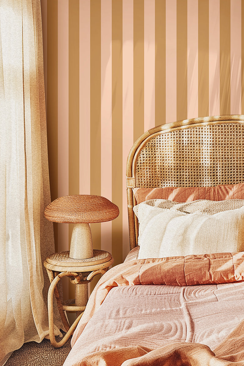 Behang Joy - peachy pink