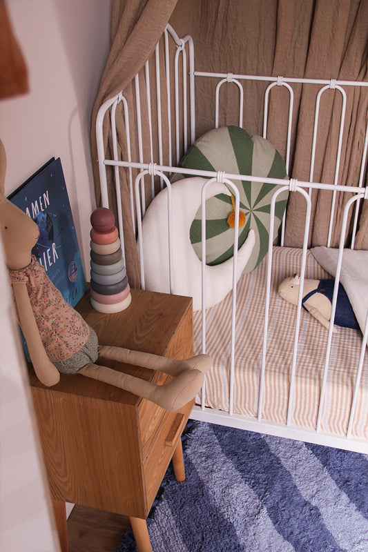 Ledikant hoeslaken Bobbie mocca - Luz and Moon