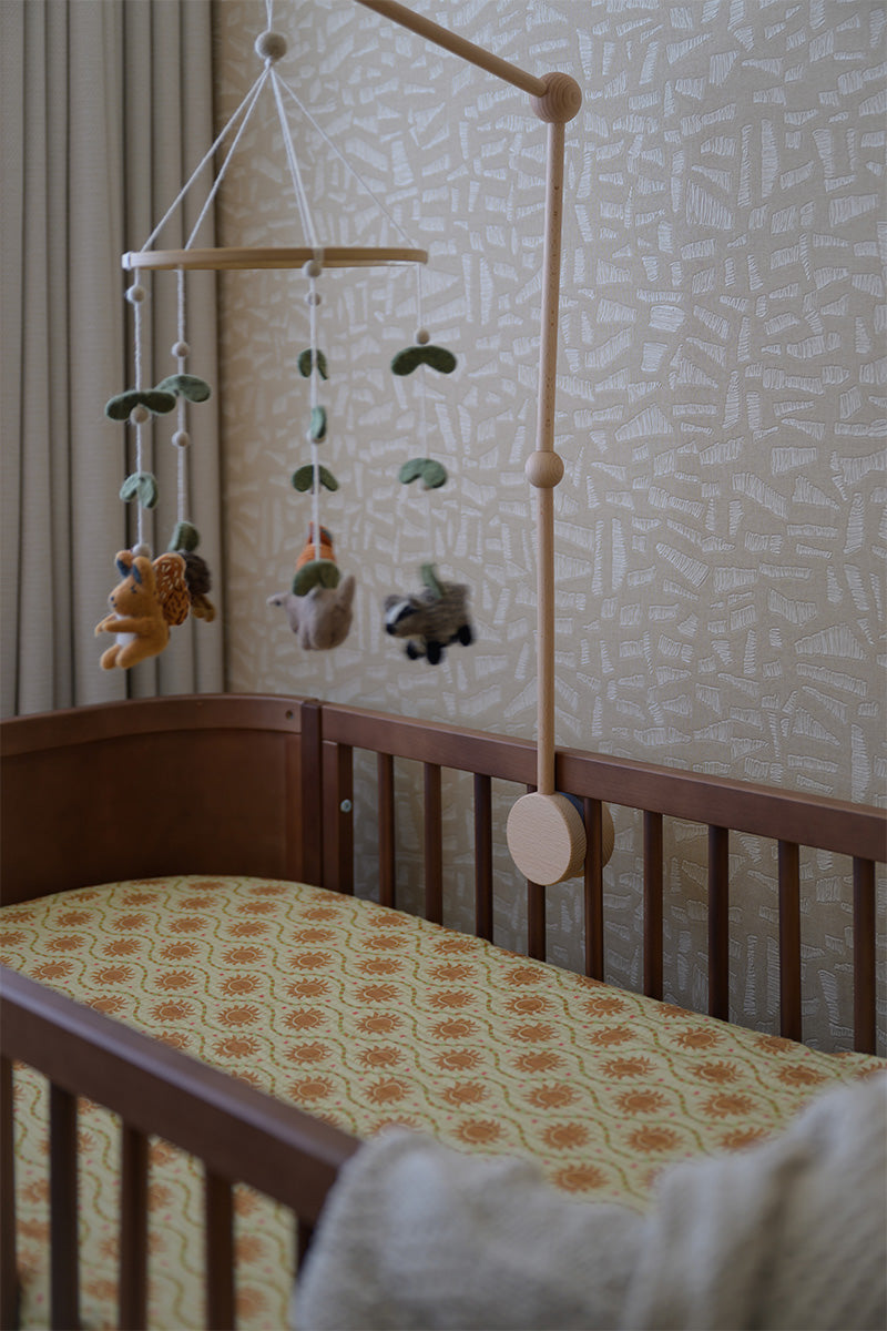 Ledikant hoeslaken Sol cream