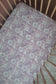 Hoeslaken Pink Daisy Garden - 70x140 cm - Luz and Moon