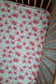 Hoeslaken Raspberry Flowers - 70X140cm - Luz and Moon