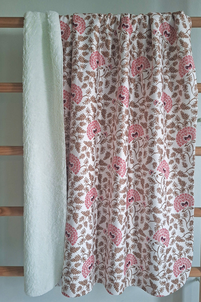 PRE-ORDER Sherpa fleece deken met print