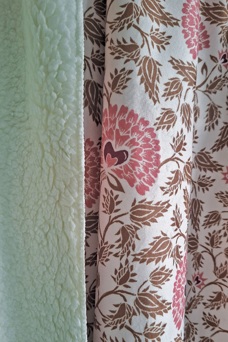 PRE-ORDER Sherpa fleece deken met print