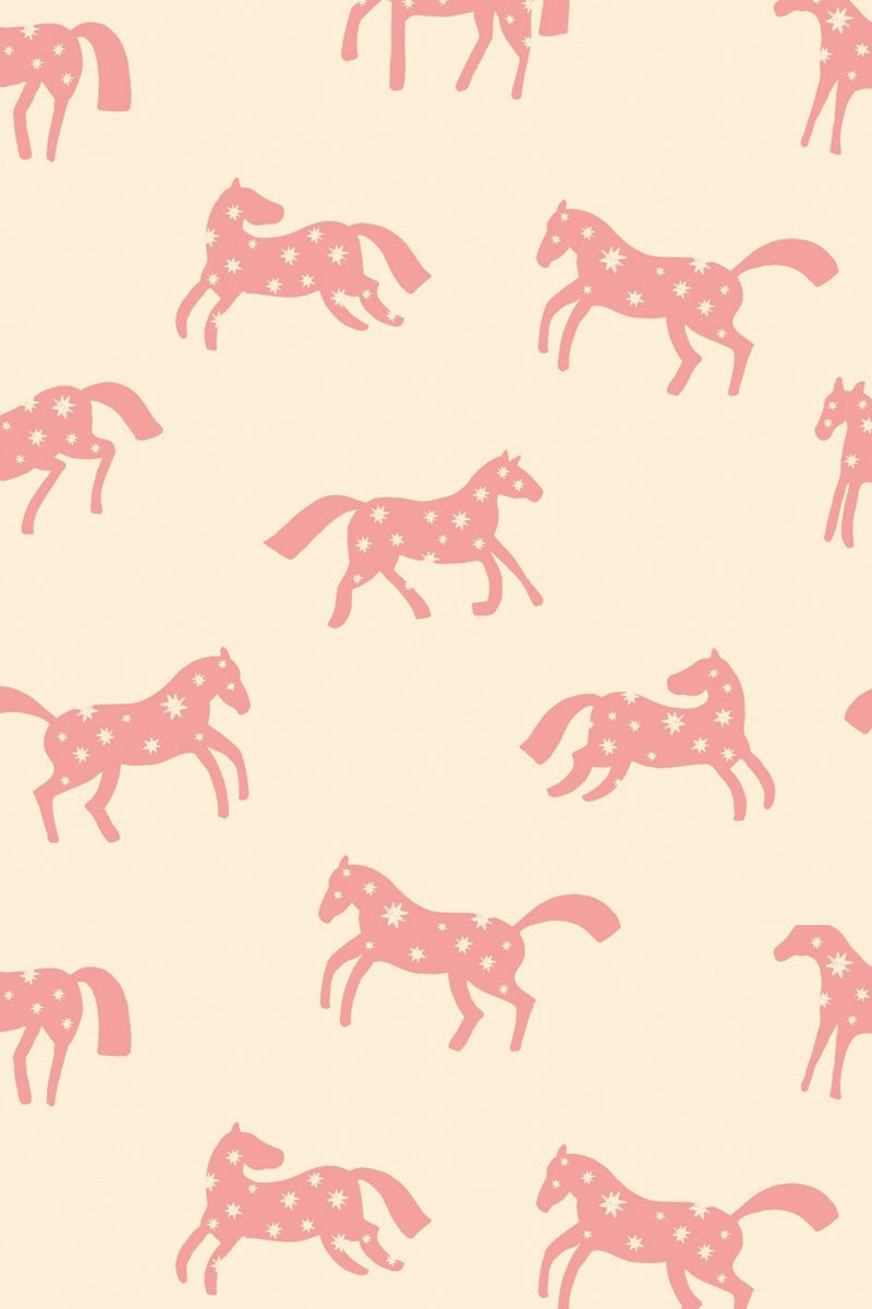Behang Magic Horses - Creme