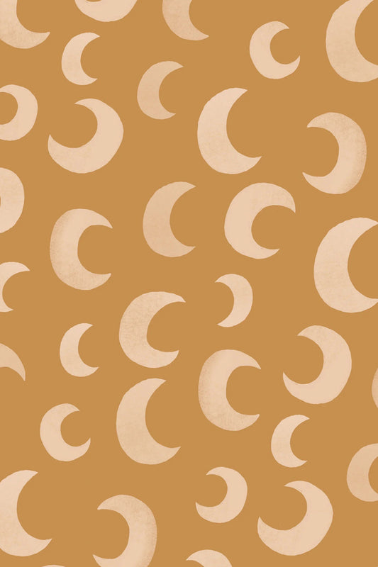 Behang Moon - Brass - Luz and Moon
