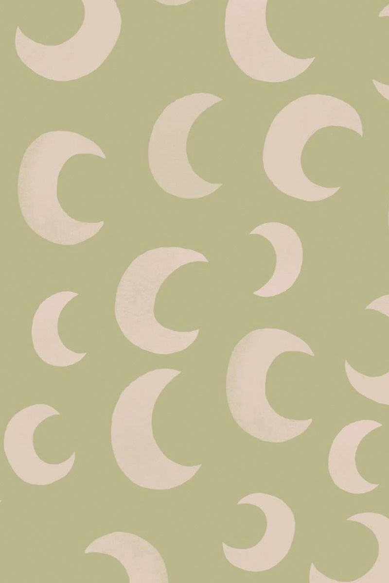 Behang Moon - Pistache