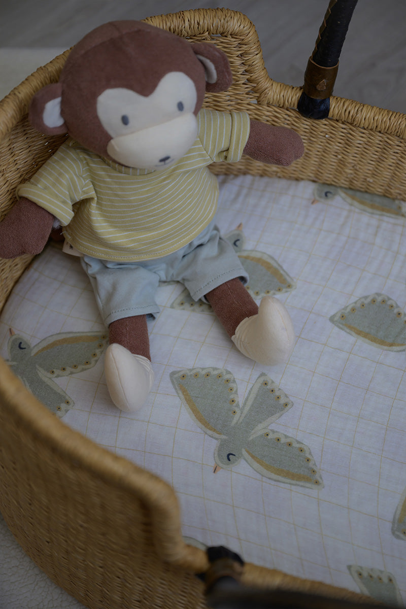 Wieg hoeslaken Mosi Ecru - Luz and Moon