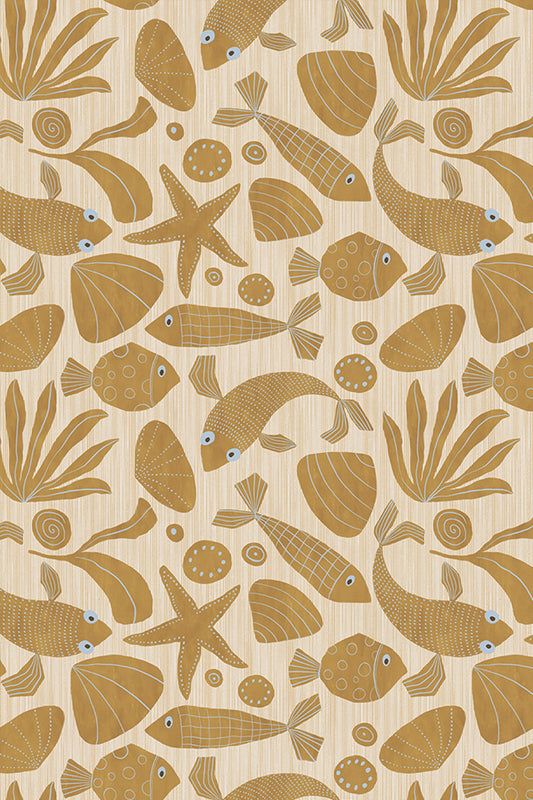 Aankleed kussenhoes Nim Golden Brown