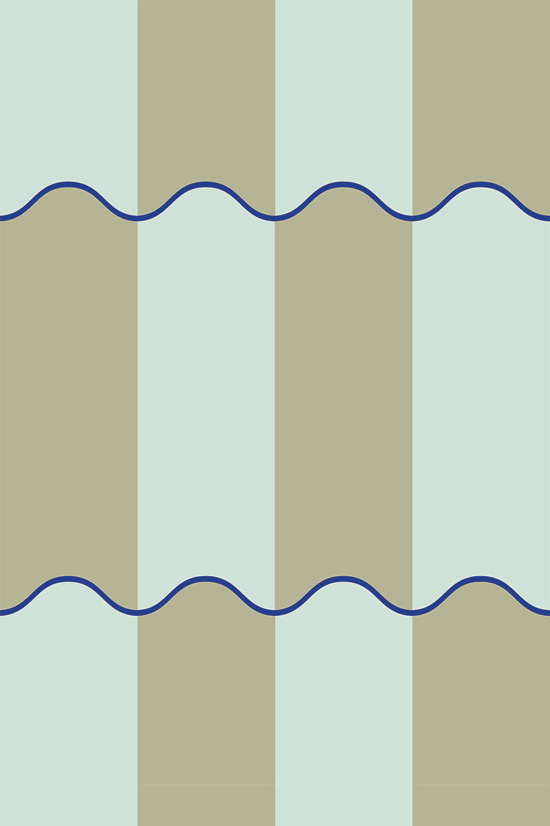 Behang Ocean - Green