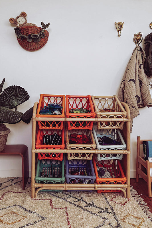 Rotan opbergmeubel Renee - multi - Luz and Moon