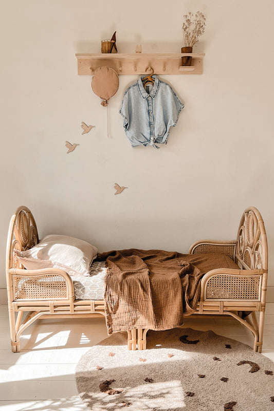 Rotan peuterbed Oliver Teddy - Luz and Moon
