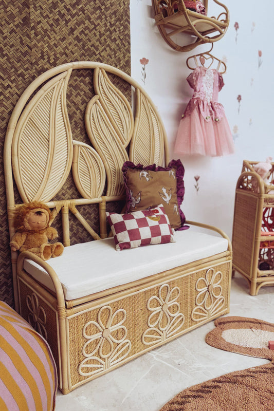 Rotan speelgoedkist Flora - Luz and Moon