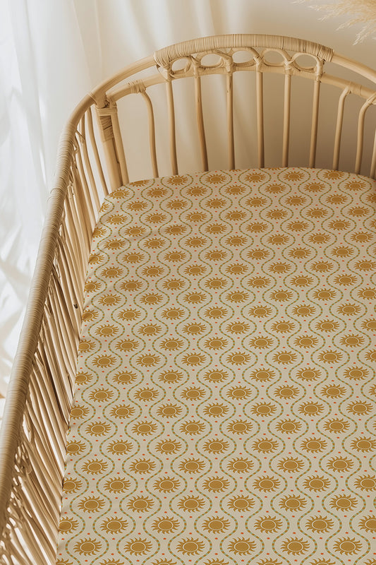 Ledikant hoeslaken Sol cream - Luz and Moon