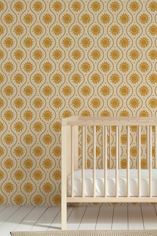 Behang Sol - Cream - Luz and Moon