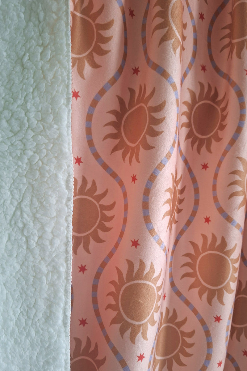 PRE-ORDER Sherpa fleece deken met print